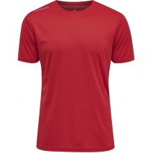hummel Sport-Tshirt Core Functional (atmungsaktiv, leicht) Kurzarm rot Herren
